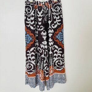 CeCe Wide-Leg Pants Tie-Waist - Sz. M
